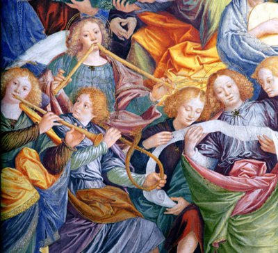 The Concert of Angels, 1534-36 (detail) by Gaudenzio Ferrari